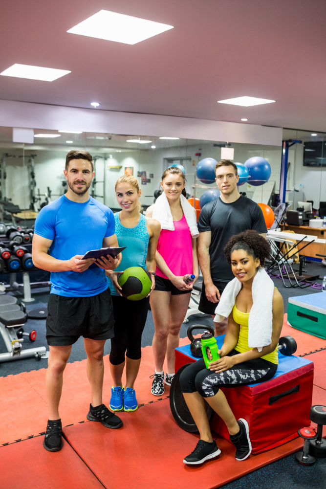 gym members